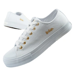 Lee Cooper Damen-Sneaker, modisches Weiß, bequem