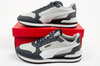 Puma ST Runner v4 Herren-Sneaker aus grauem Leder