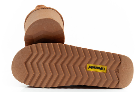 D. Franklin Damen-Winterstiefel, modische, pelzgefütterte, isolierte Stiefeletten in Braun