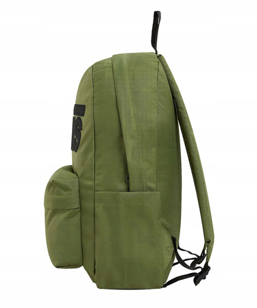Vans Old Skool Drop Schulrucksack, Sportliches Grün, Klassischer City-Style, 22 l