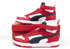 Puma RBD Game Herren-Sportschuhe [385839 23], Rot, Weiß und Schwarz.