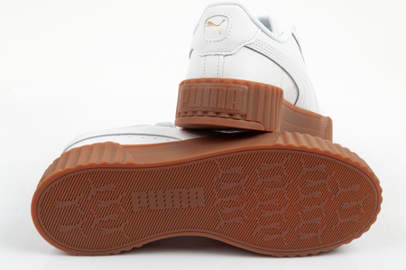 Puma Damen Carina 3.0 Leder-Sneaker in Weiß, modisch