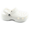 Crocs Klassische Plateau-Clog-Sandalen für Damen und Herren, Weiß, Unisex, modisch