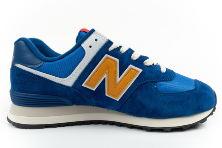 New Balance 574 Herren-Sneaker, Modisches Leder, Blau