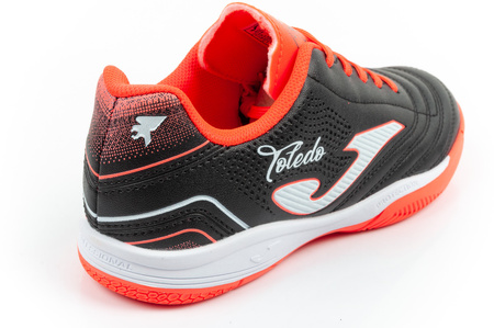 Joma Toledo JR 2601 Fußballschuhe für Kinder, für die Halle, schwarz