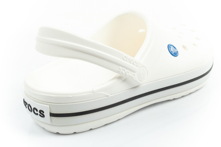 Crocs Herren-Clog-Sandalen mit Krokodilband, modisch und bequem, Weiß