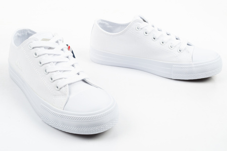 Lee Cooper Damen-Sneaker, modisches Weiß, bequem