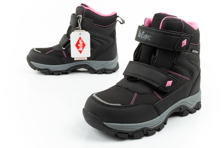 Lee Cooper Kinder-Winterstiefel, wasserdicht und isoliert, Schwarz