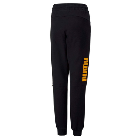 Puma Power Kinder-Jogginghose [670100 51] Schwarz, Gelb.