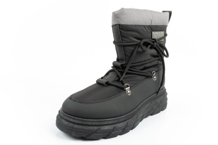 Lee Cooper Damen Winter-Wanderschuhe, Schwarz und Grau