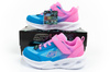 Skechers S Lights-Skechers Sola [303714N/HPBL] LED Kindersportschuhe, blau und pink.
