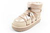 D.Franklin Damen Winterstiefel, modische, isolierte Stiefeletten in Gold