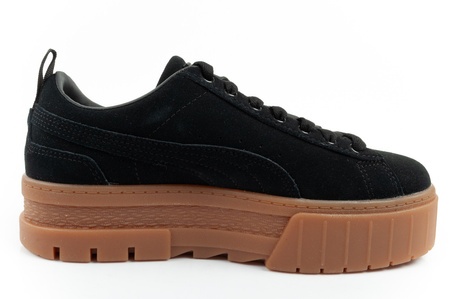 Puma Mayze Damen Sportschuhe Plateau Sneaker Schwarz Modisches Leder