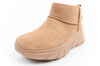 Skechers Damen Winterstiefel, isolierte Lederstiefeletten, Braun