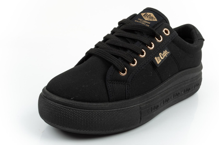 Lee Cooper Damen-Sneaker, modisch, Schwarz