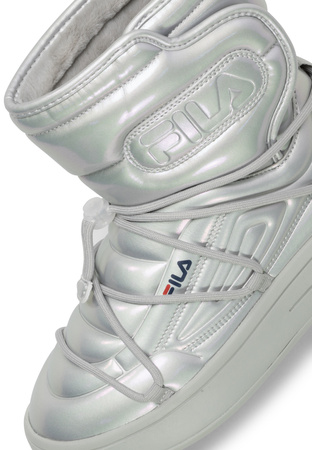 Fila Superbubble Boot, graue, isolierte Winterstiefel für Damen