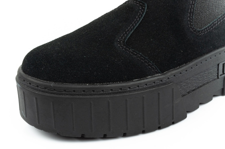 Puma Mayze Chelsea Wildleder Damen Stiefeletten [382829 01] Schwarz.