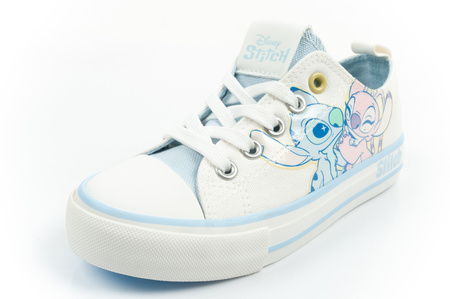 Leomil Kinder-Sportschuhe: Stitch Sneaker, bequem, leicht, weiß