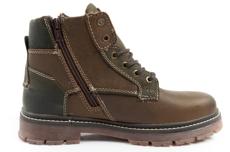 Wrangler Allan Mid Herren Chelsea Boots, elegante Lederstiefelette, Grünbraun