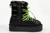D.Franklin Damen Winterschuhe [DFSH371007-BLAC], schwarz.