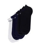 Emporio Armani Calza Baumwoll-Knöchelsocken, Komfortables 3er-Pack, Marineblau, Schwarz, Weiß