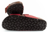 Bio Bio Damen-Flip-Flops, vorgeformte Innensohle, Naturleder