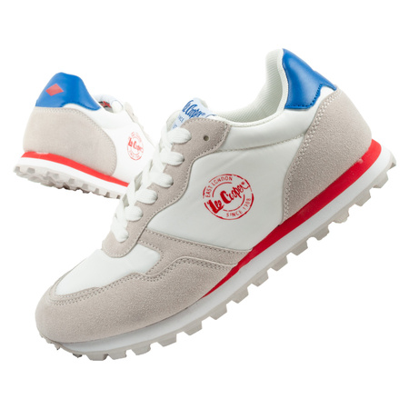 Lee Cooper Damen-Sneaker, leicht, bequem, modisch, weiß