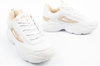 Fila Skye ZP Damen-Sneaker, modisches Weiß, leicht