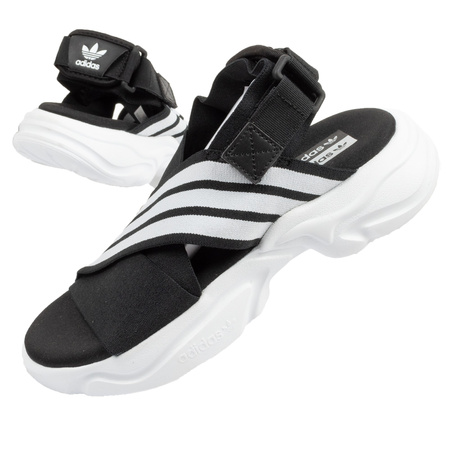 Adidas Magmur Sandal Damen Sandalen [EF5863], schwarz.