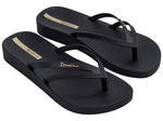 Ipanema Damen-Flip-Flops Bossa Soft V, bequem, schwarz, modisch