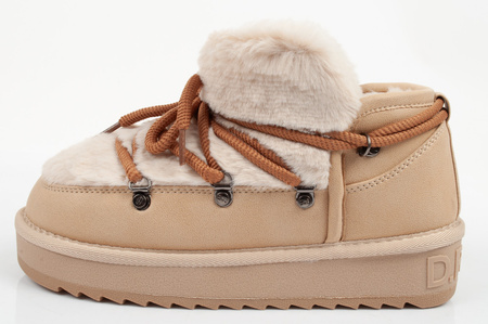 D.Franklin Damen-Winterschuhe [DFSH370011-BEIG], Beige.