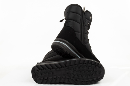Progress Damen-Winterstiefel, Schwarz, Gefüttert, Lammfellfutter