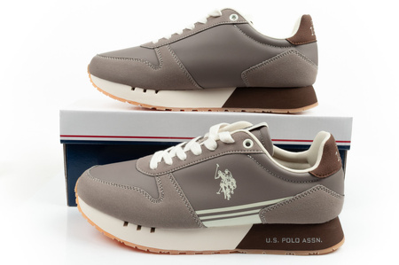 U.S. Polo Assn Sportschuhe Herren Sneakers modisch bequem Braun
