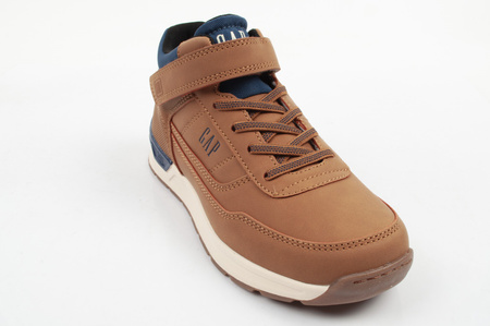 GAP Jack Kinder-Ankle-Boots, braun, mit Klettverschluss