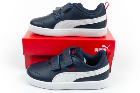 Puma Courtflex Kindersportschuhe [371544 01], Marineblau.