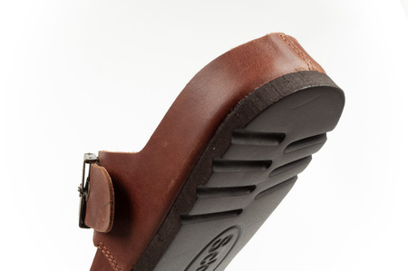 Herren Flip-Flop Schuhe Scholl Jake [F306981011] Leder Flip-Flops, braun.