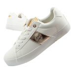 Lee Cooper Damen-Sneaker, modisches Weiß und Gold