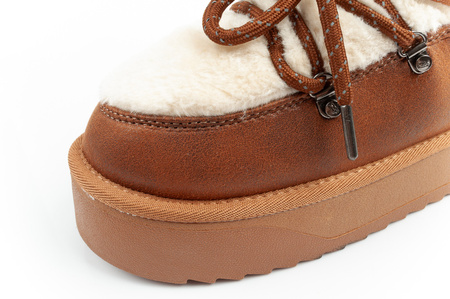 D. Franklin Damen-Winterstiefel, isoliert, Braun