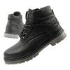 Wrangler Allan Mid Herren Chelsea Boots, elegante Lederstiefelette, Schwarz