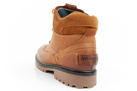 Wrangler Yuma Herren Chelsea Boots, elegante Lederstiefeletten, Braun, Weiß