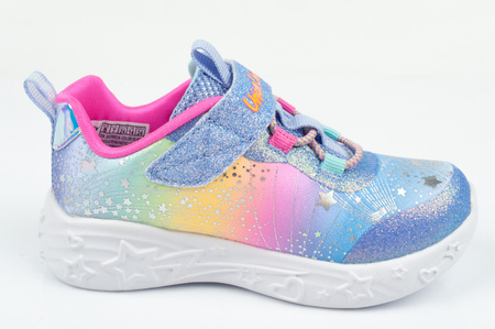 Kinderschuhe Skechers Twilight [302681N/BLMT] leuchtend, glitzernd, mehrfarbig.