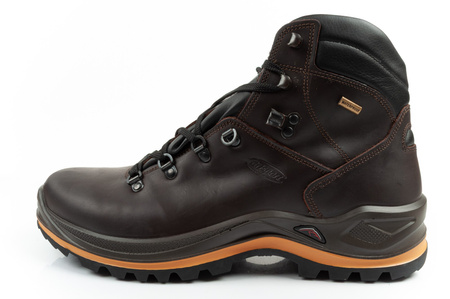Grisport Marrone Wasserdichte Leder-Wanderstiefel für Herren