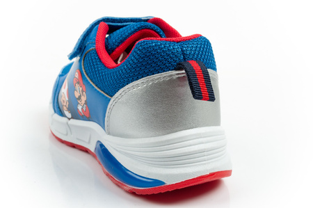 Leomil Kinder-Sneaker Super Mario mit LED-Lichtern und Klettverschluss, Blau