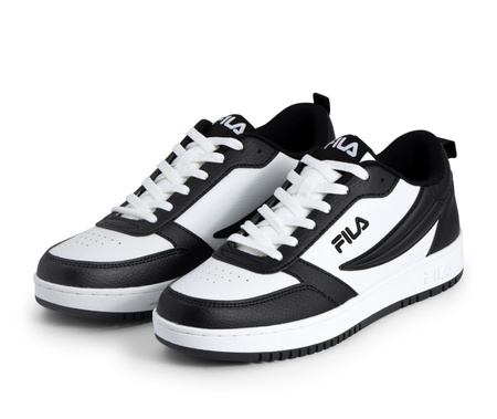 Fila Rega Herren-Sportschuhe, Sneaker, modisch, bequem, strapazierfähig, Schwarz-Weiß