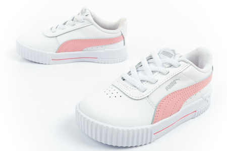 Puma Carina L Sportschuhe Sneakers Kinder weiß bequem leicht