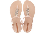 Ipanema Sandal Class Damen-Flip-Flops in Hellbeige mit Gold