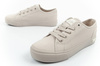 Lee Damen-Sportschuhe Ava Low Sneaker beige modisch bequem