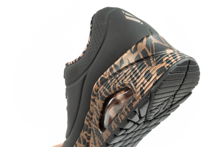 Skechers Uno-Loving Love Damen-Sneaker, modisches Schwarz