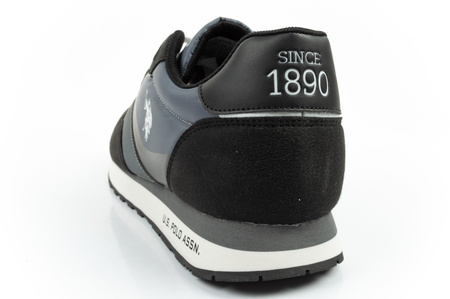 U.S. Polo Assn. Herren-Sneaker, modisch und bequem, Grau