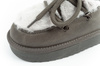 D. Franklin Damen Winterstiefel, modisches Fellfutter, Grau